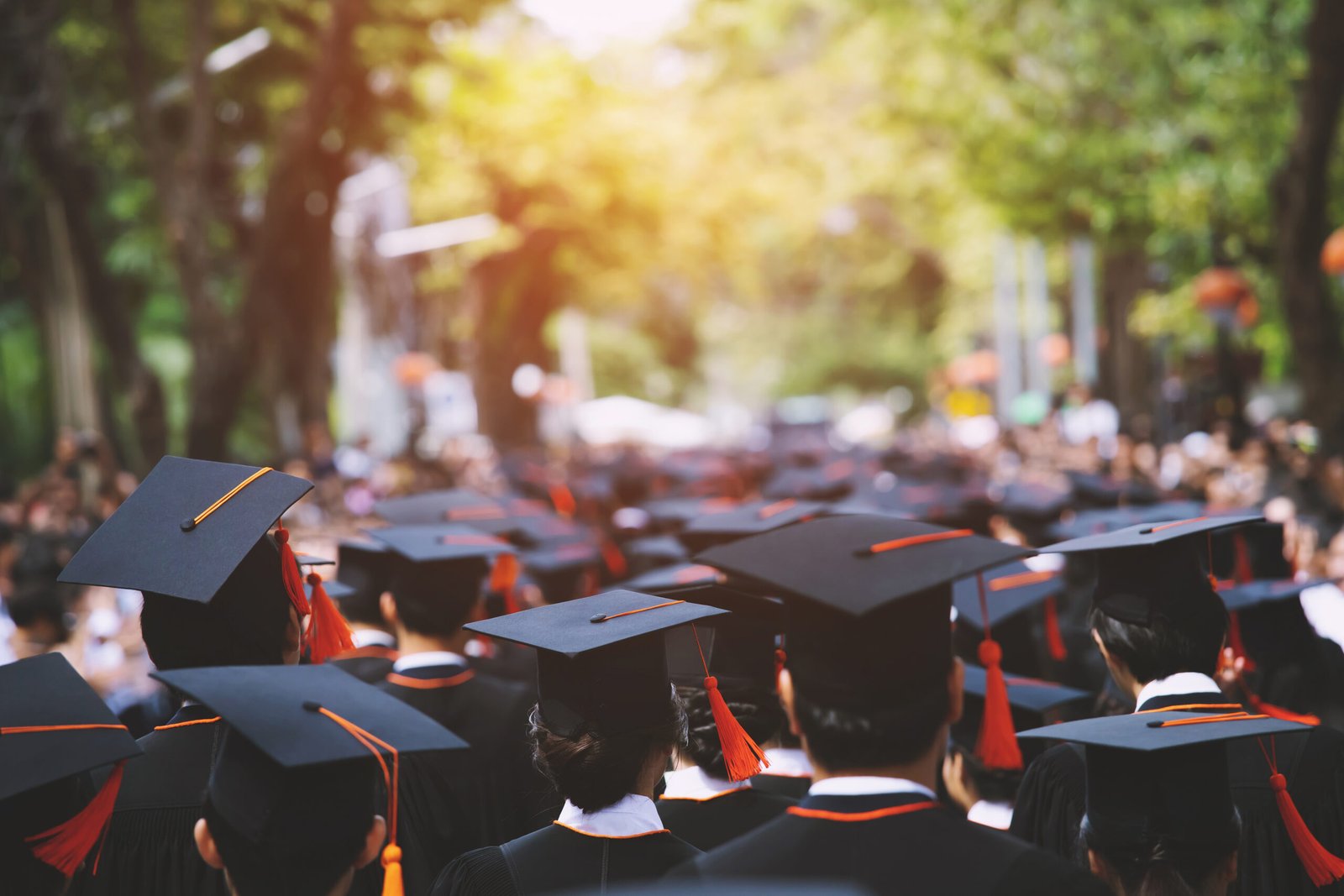 A group of graduating students